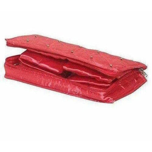 Satin Jewellery Organiser Pink Color
